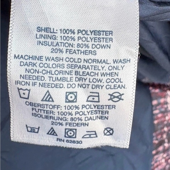 Lands End Down Puffer Vest Full Zip/pockets Womens Small 6/8 - Picture 8 of 8